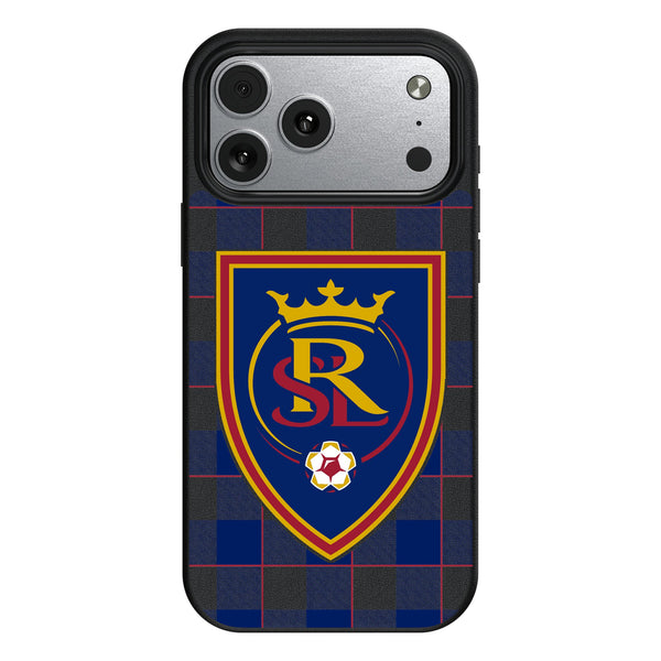 Real Salt Lake Plaid iPhone MagSafe Compatible Phone Case for Apple iPhone