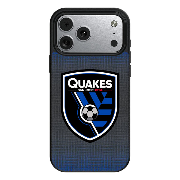 San Jose Earthquakes Linen iPhone MagSafe Compatible Phone Case for Apple iPhone