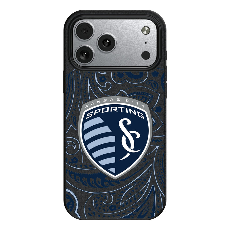 Sporting Kansas City Paisley iPhone MagSafe Compatible Phone Case for Apple iPhone