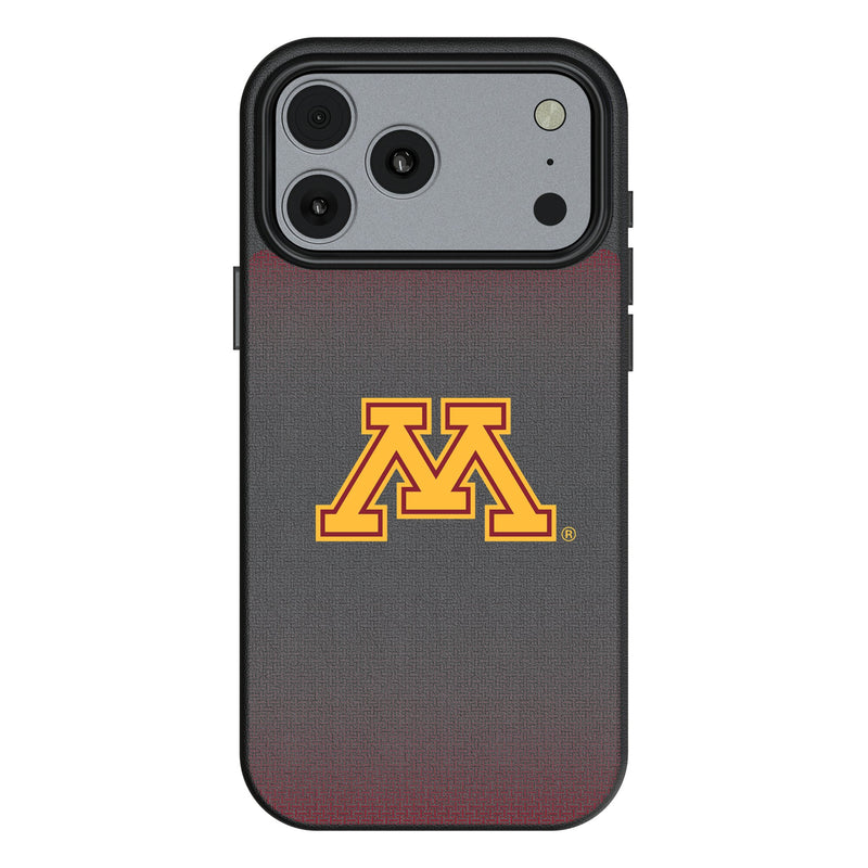 University of Minnesota Golden Gophers Linen iPhone MagSafe Compatible Phone Case for Apple iPhone