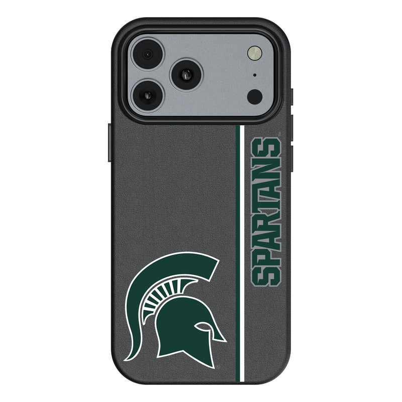 Michigan State University Spartans Sidebar iPhone MagSafe Compatible Phone Case for Apple iPhone