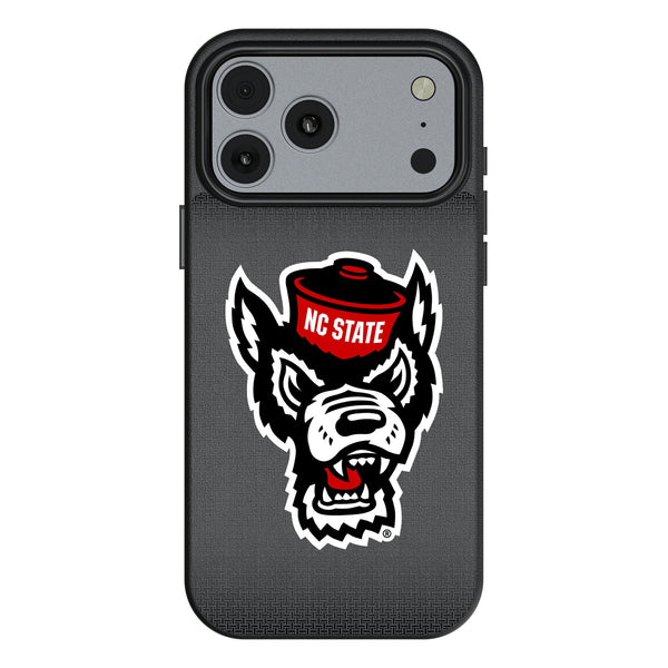North Carolina State University Wolfpack Linen iPhone MagSafe Compatible Phone Case for Apple iPhone