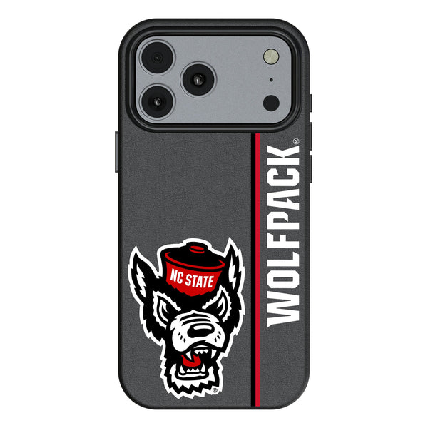 North Carolina State University Wolfpack Sidebar iPhone MagSafe Compatible Phone Case for Apple iPhone