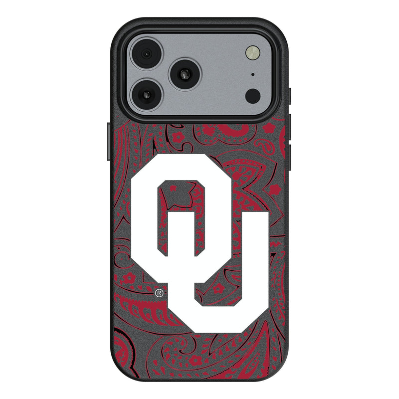 University of Oklahoma Sooners Paisley iPhone MagSafe Compatible Phone Case for Apple iPhone