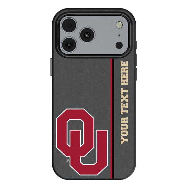 University of Oklahoma Sooners Personalized Sidebard iPhone MagSafe Compatible Phone Case for Apple iPhone