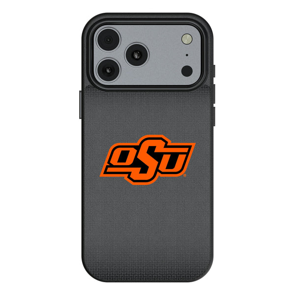 Oklahoma State University Cowboys Linen iPhone MagSafe Compatible Phone Case for Apple iPhone