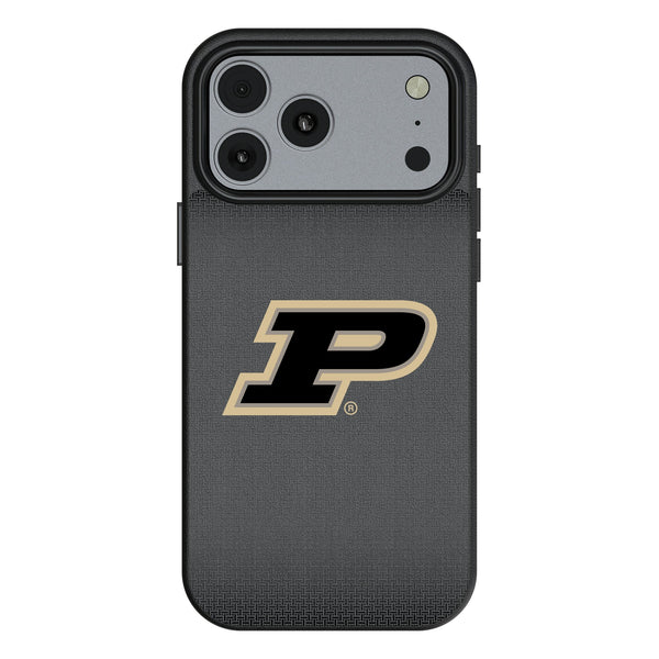 Purdue University Boilermakers Linen iPhone MagSafe Compatible Phone Case for Apple iPhone