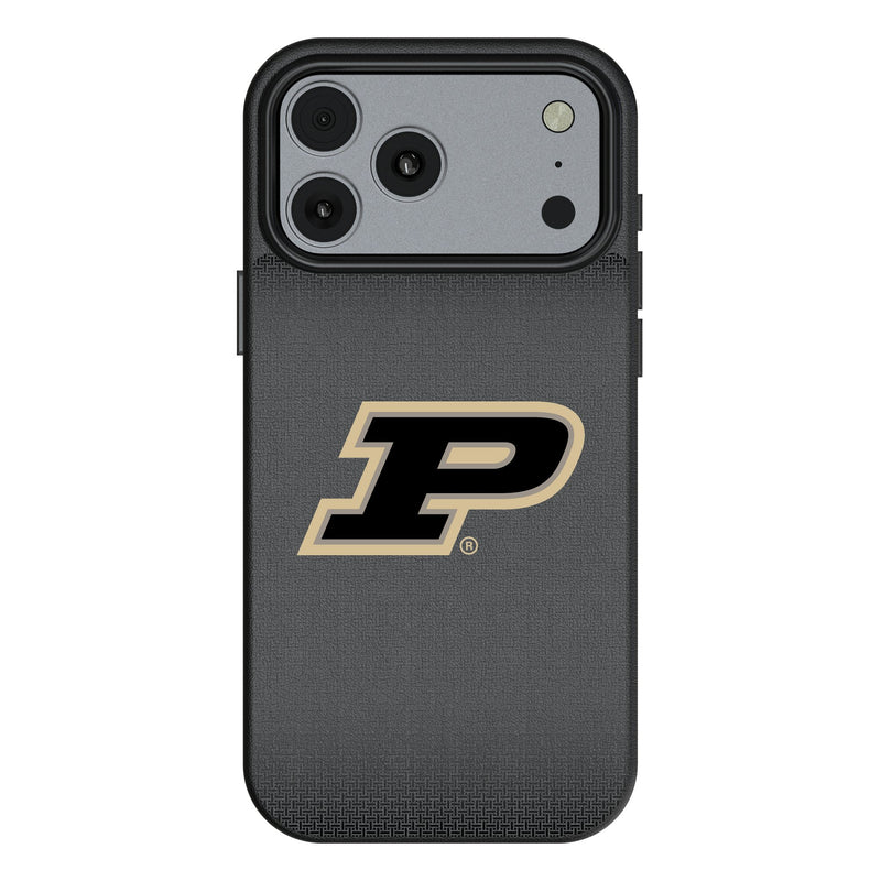 Purdue University Boilermakers Linen iPhone MagSafe Compatible Phone Case for Apple iPhone