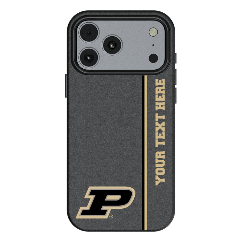 Purdue University Boilermakers Personalized Sidebard iPhone MagSafe Compatible Phone Case for Apple iPhone