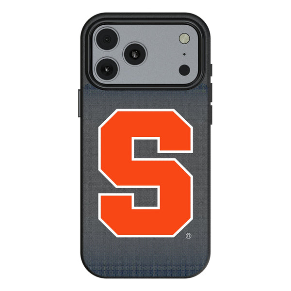Syracuse University Orange Linen iPhone MagSafe Compatible Phone Case for Apple iPhone