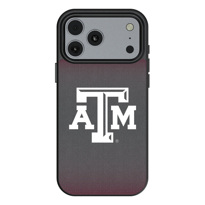 Texas A&M University Aggies Linen iPhone MagSafe Compatible Phone Case for Apple iPhone