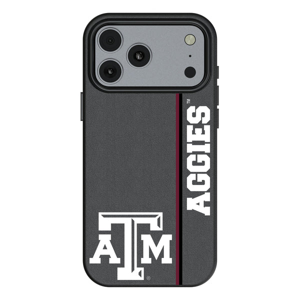 Texas A&M University Aggies Sidebar iPhone MagSafe Compatible Phone Case for Apple iPhone
