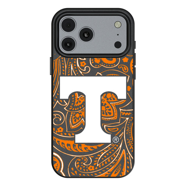University of Tennessee Volunteers Paisley iPhone MagSafe Compatible Phone Case for Apple iPhone