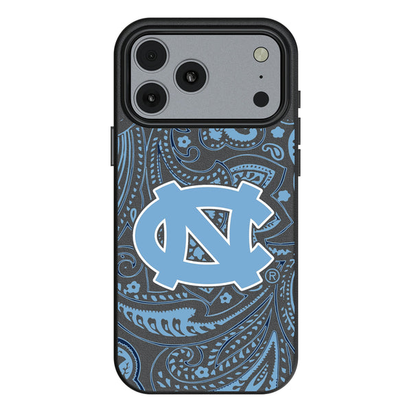 University of North Carolina Tar Heels Paisley iPhone MagSafe Compatible Phone Case for Apple iPhone