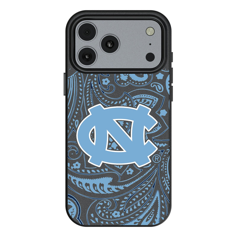 University of North Carolina Tar Heels Paisley iPhone MagSafe Compatible Phone Case for Apple iPhone