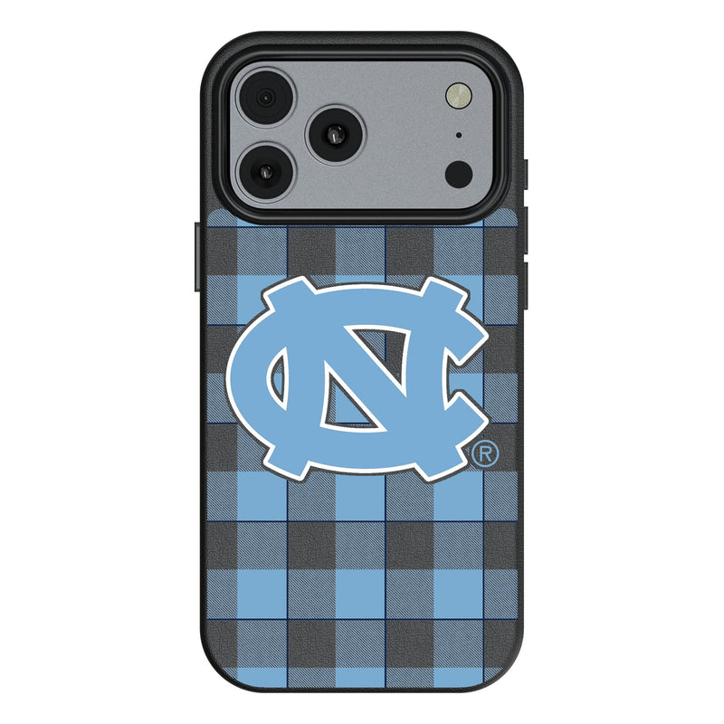 University of North Carolina Tar Heels Plaid iPhone MagSafe Compatible Phone Case for Apple iPhone