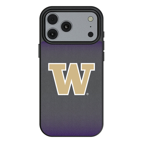 University of Washington Huskies Linen iPhone MagSafe Compatible Phone Case for Apple iPhone