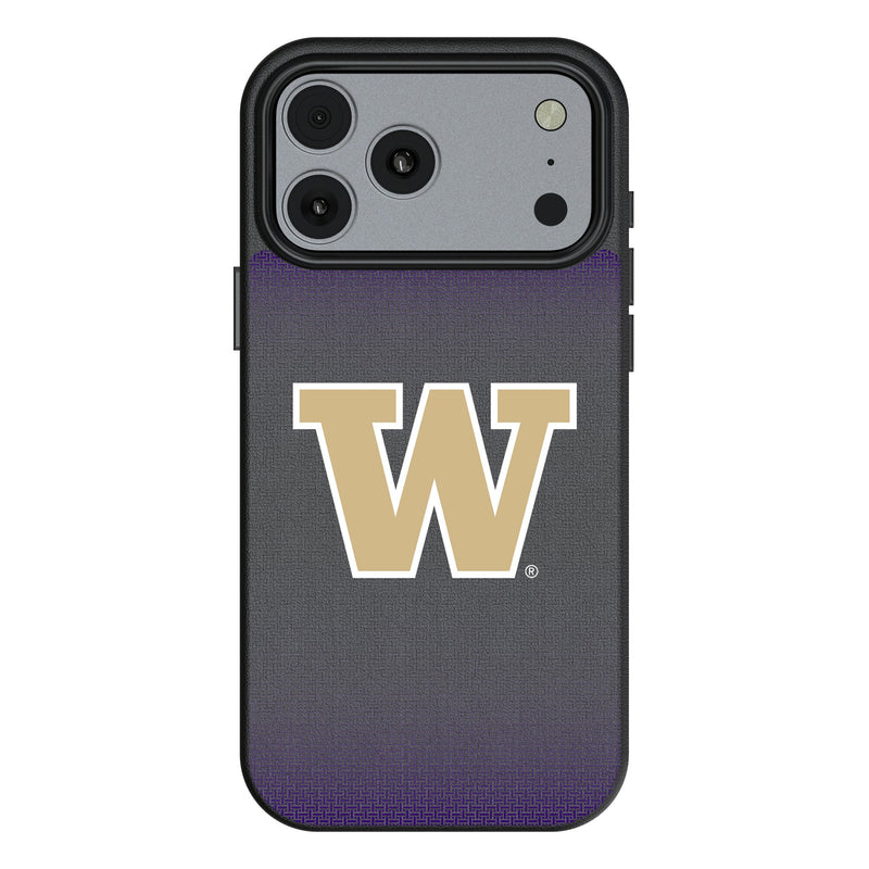University of Washington Huskies Linen iPhone MagSafe Compatible Phone Case for Apple iPhone