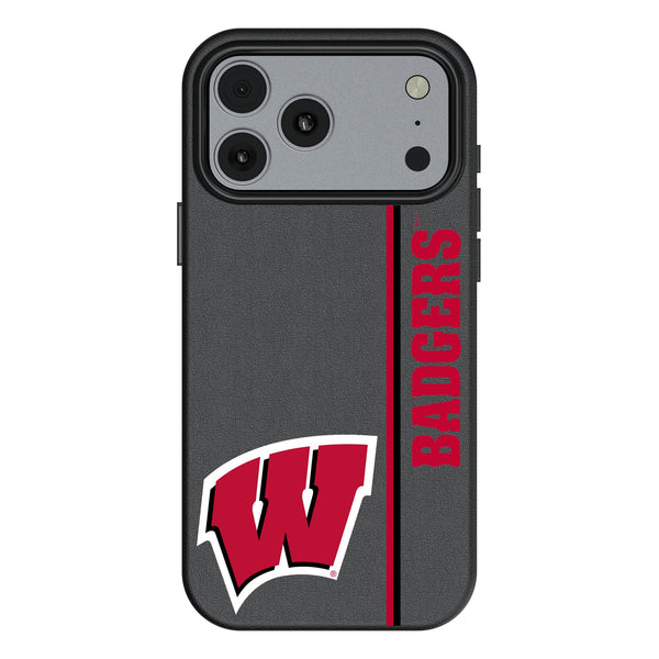 University of Wisconsin Badgers Sidebar iPhone MagSafe Compatible Phone Case for Apple iPhone