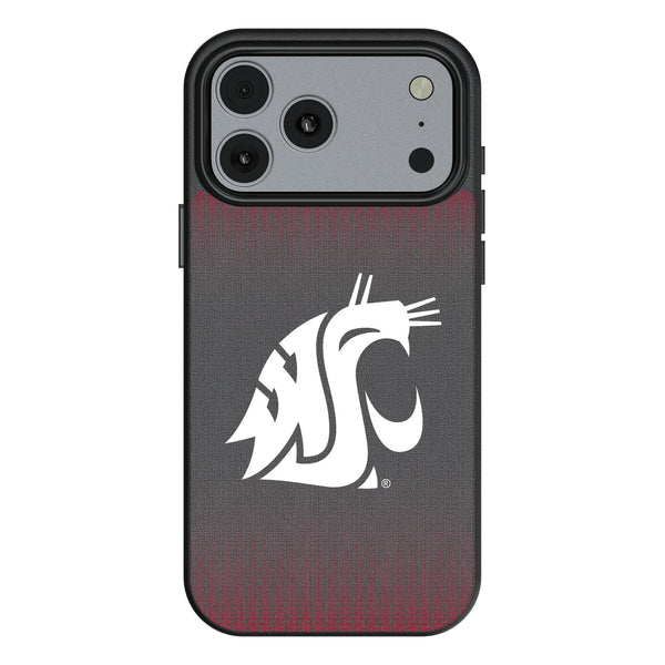 Washington State University Cougars Linen iPhone MagSafe Compatible Phone Case for Apple iPhone