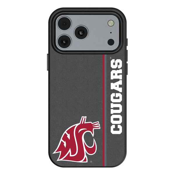 Washington State University Cougars Sidebar iPhone MagSafe Compatible Phone Case for Apple iPhone