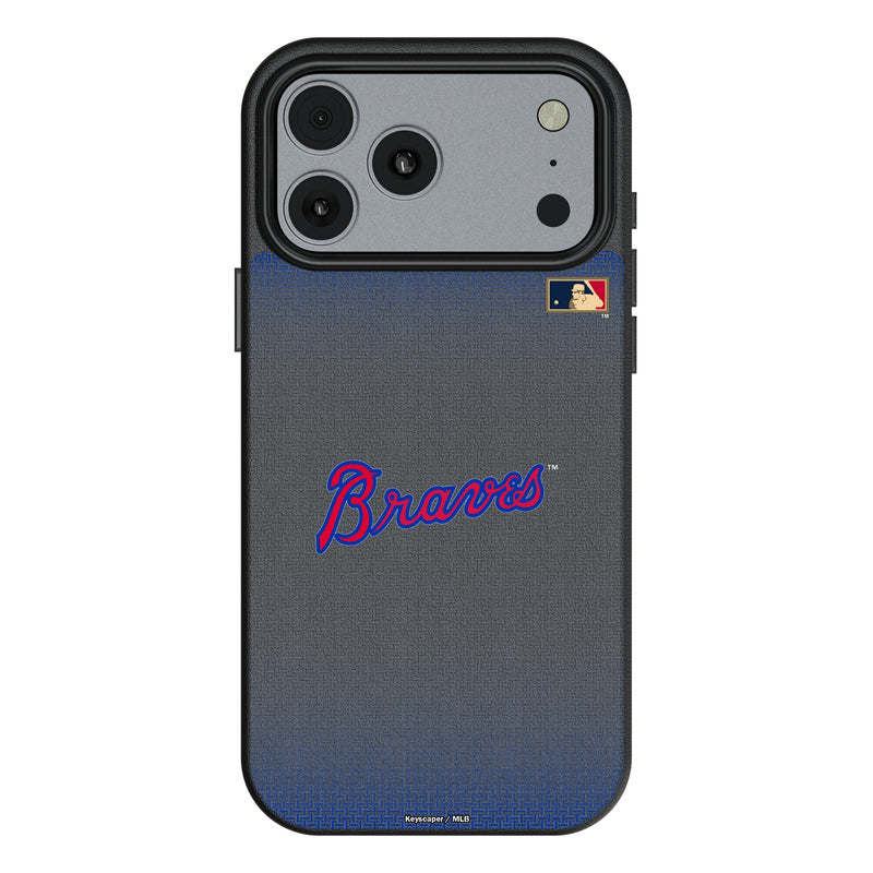 Atlanta Braves Home 2012 - Cooperstown Collection Linen iPhone MagSafe Compatible Phone Case for Apple iPhone