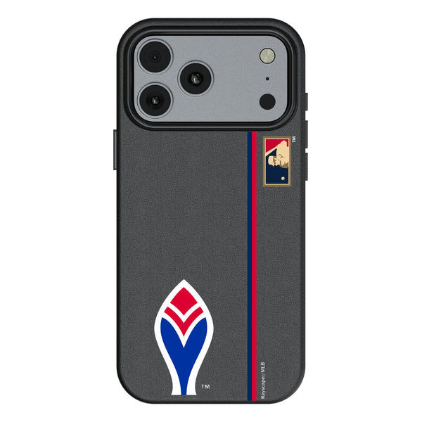 Atlanta Braves 1972-1975 - Cooperstown Collection Sidebar iPhone MagSafe Compatible Phone Case for Apple iPhone
