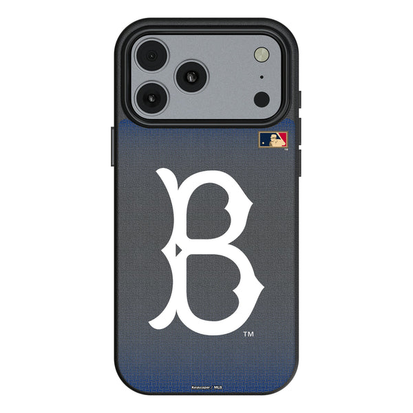 Brooklyn Dodgers 1949-1957 - Cooperstown Collection Linen iPhone MagSafe Compatible Phone Case for Apple iPhone