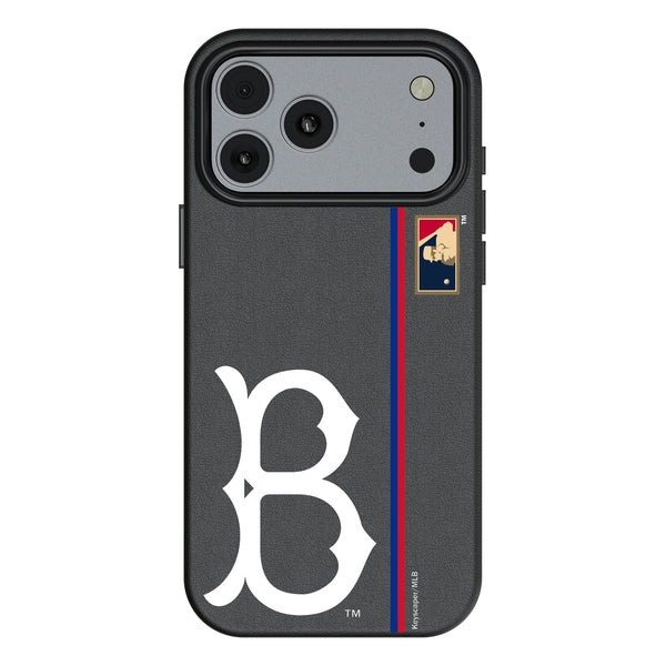 Brooklyn Dodgers 1949-1957 - Cooperstown Collection Sidebar iPhone MagSafe Compatible Phone Case for Apple iPhone