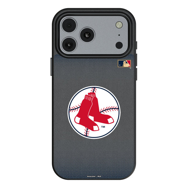 Boston Red Sox 1970-1975 - Cooperstown Collection Linen iPhone MagSafe Compatible Phone Case for Apple iPhone