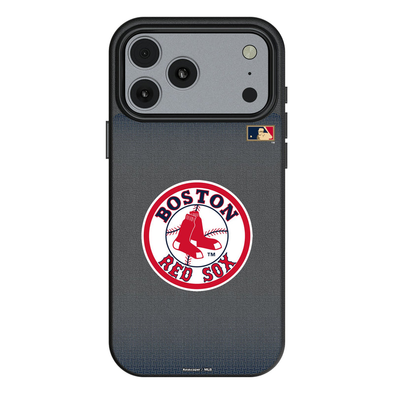 Boston Red Sox 1976-2008 - Cooperstown Collection Linen iPhone MagSafe Compatible Phone Case for Apple iPhone