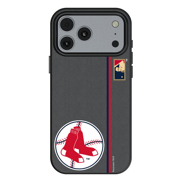 Boston Red Sox 1970-1975 - Cooperstown Collection Sidebar iPhone MagSafe Compatible Phone Case for Apple iPhone