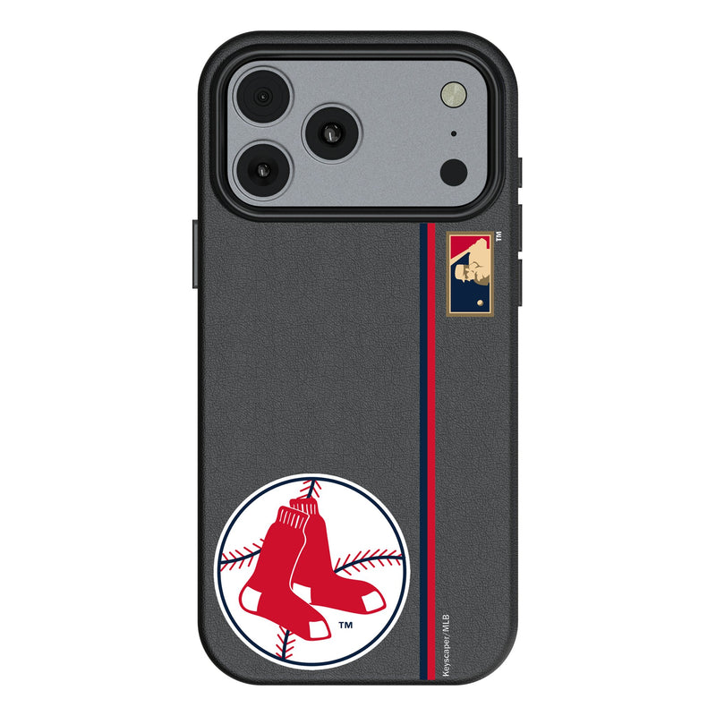 Boston Red Sox 1970-1975 - Cooperstown Collection Sidebar iPhone MagSafe Compatible Phone Case for Apple iPhone