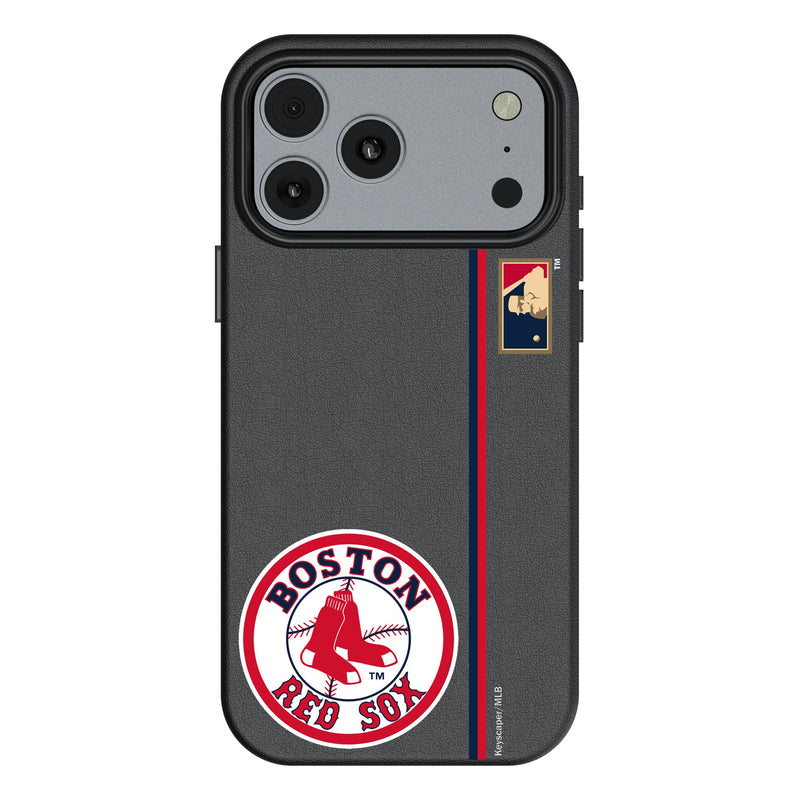 Boston Red Sox 1976-2008 - Cooperstown Collection Sidebar iPhone MagSafe Compatible Phone Case for Apple iPhone