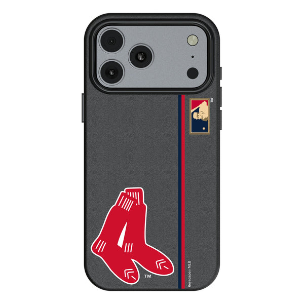 Boston Red Sox 1924-1960 - Cooperstown Collection Sidebar iPhone MagSafe Compatible Phone Case for Apple iPhone