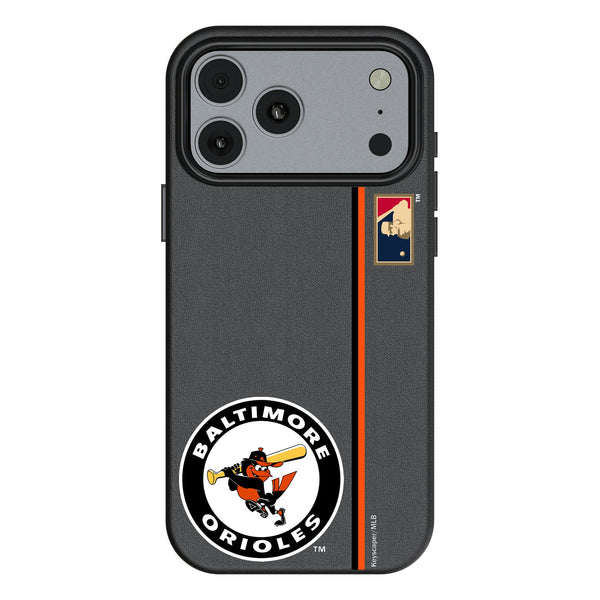 Baltimore Orioles 1966-1969 - Cooperstown Collection Sidebar iPhone MagSafe Compatible Phone Case for Apple iPhone