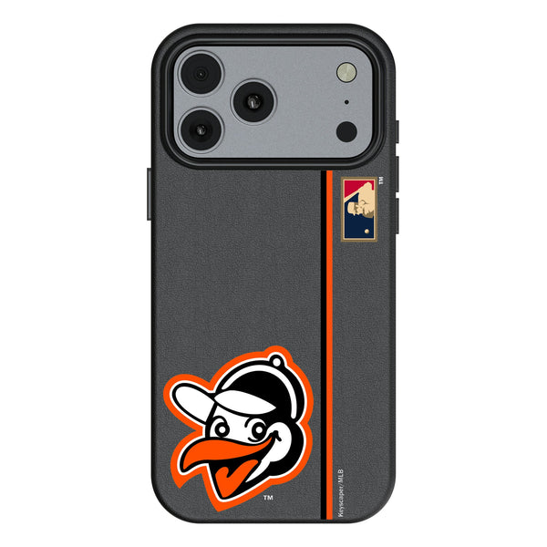 Baltimore Orioles 1955 - Cooperstown Collection Sidebar iPhone MagSafe Compatible Phone Case for Apple iPhone
