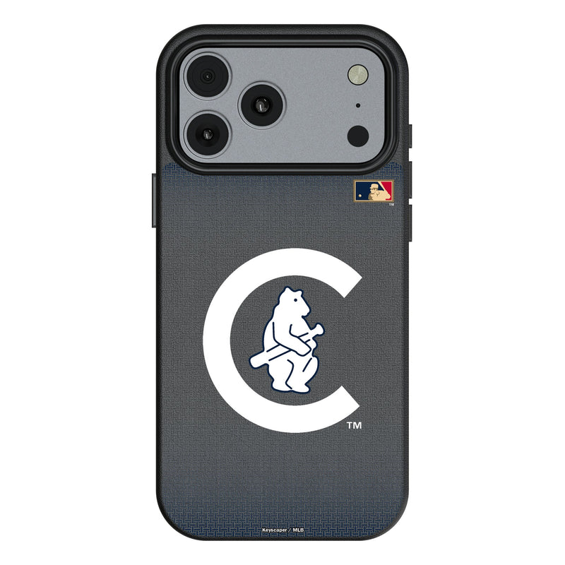 Chicago Cubs 1911-1912 - Cooperstown Collection Linen iPhone MagSafe Compatible Phone Case for Apple iPhone
