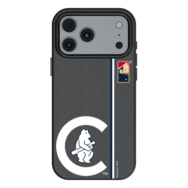 Chicago Cubs 1911-1912 - Cooperstown Collection Sidebar iPhone MagSafe Compatible Phone Case for Apple iPhone