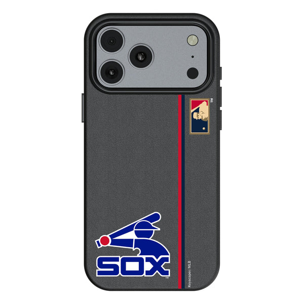 Chicago White Sox 1976-1981 - Cooperstown Collection Sidebar iPhone MagSafe Compatible Phone Case for Apple iPhone