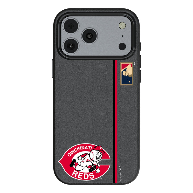 Cincinnati Reds 1974-1992 - Cooperstown Collection Sidebar iPhone MagSafe Compatible Phone Case for Apple iPhone