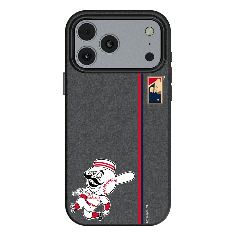 Cincinnati Reds 1953-1967 - Cooperstown Collection Sidebar iPhone MagSafe Compatible Phone Case for Apple iPhone