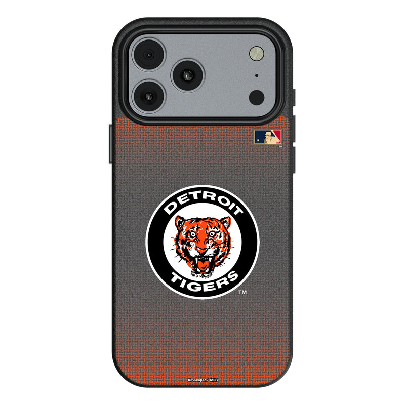 Detroit Tigers 1961-1963 - Cooperstown Collection Linen iPhone MagSafe Compatible Phone Case for Apple iPhone