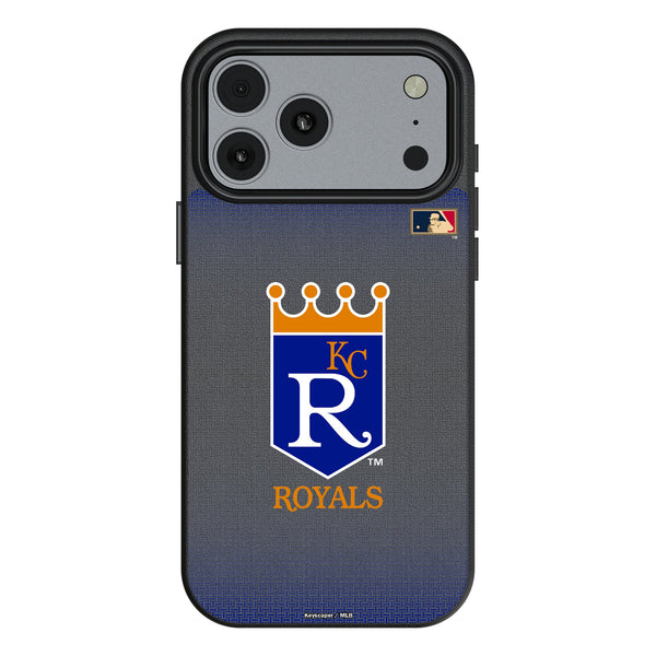Kansas City Royals 1969-1978 - Cooperstown Collection Linen iPhone MagSafe Compatible Phone Case for Apple iPhone