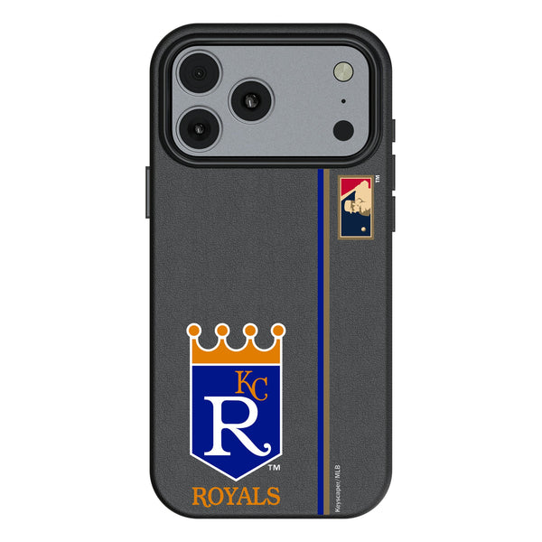 Kansas City Royals 1969-1978 - Cooperstown Collection Sidebar iPhone MagSafe Compatible Phone Case for Apple iPhone