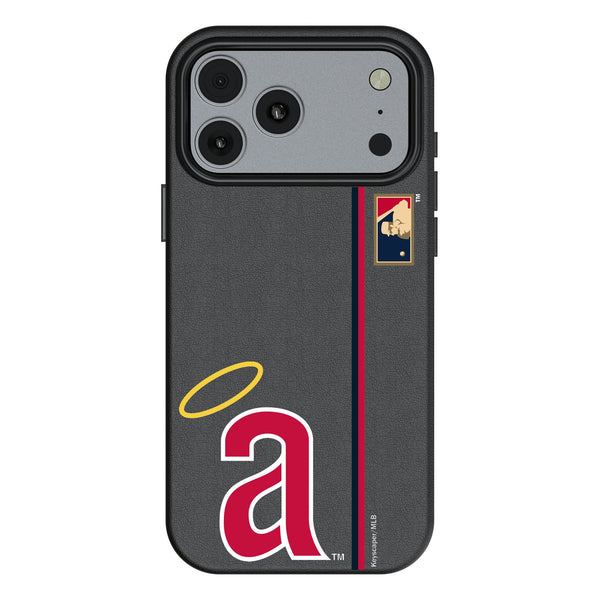 LA Angels 1971 - Cooperstown Collection Sidebar iPhone MagSafe Compatible Phone Case for Apple iPhone