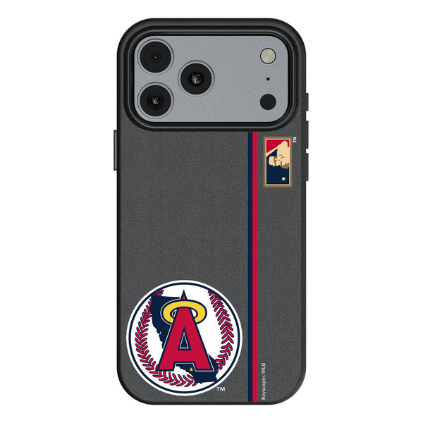 LA Angels 1986-1992 - Cooperstown Collection Sidebar iPhone MagSafe Compatible Phone Case for Apple iPhone