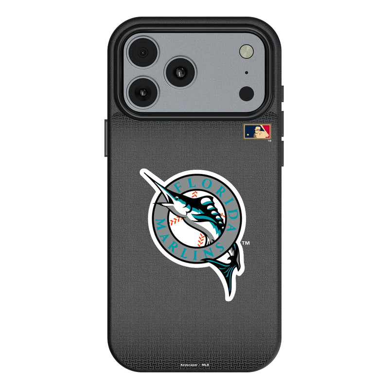 Miami Marlins 1993-2011 - Cooperstown Collection Linen iPhone MagSafe Compatible Phone Case for Apple iPhone
