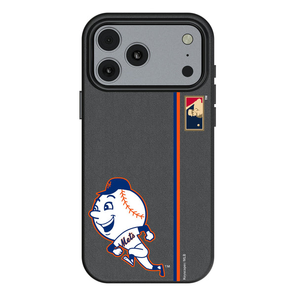 New York Mets 2014 - Cooperstown Collection Sidebar iPhone MagSafe Compatible Phone Case for Apple iPhone