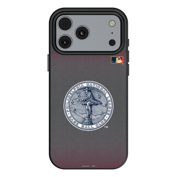 Philadelphia Phillies 1915-1943 - Cooperstown Collection Linen iPhone MagSafe Compatible Phone Case for Apple iPhone